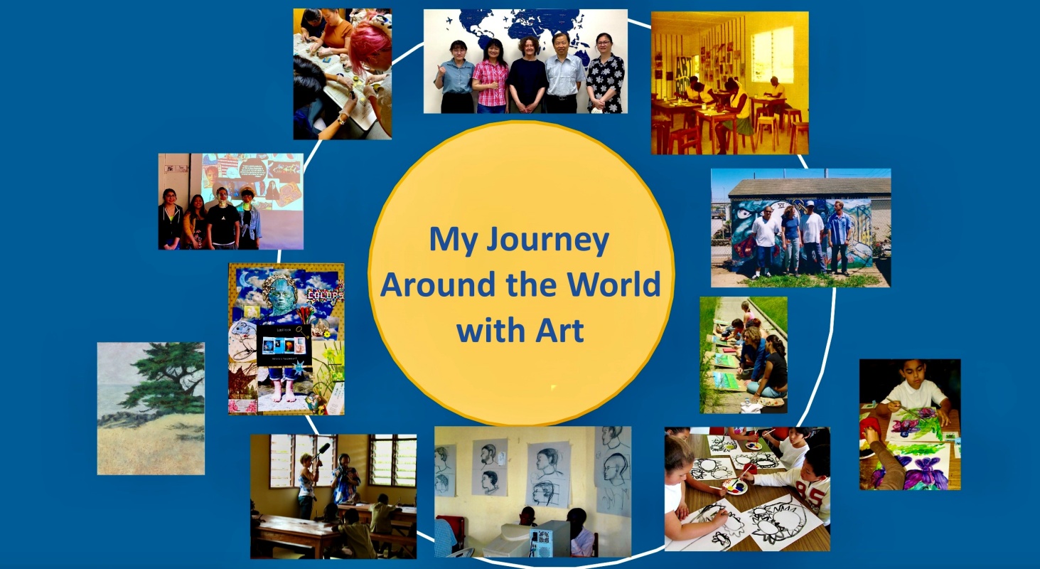 Poster for My Journey Around the World with Art