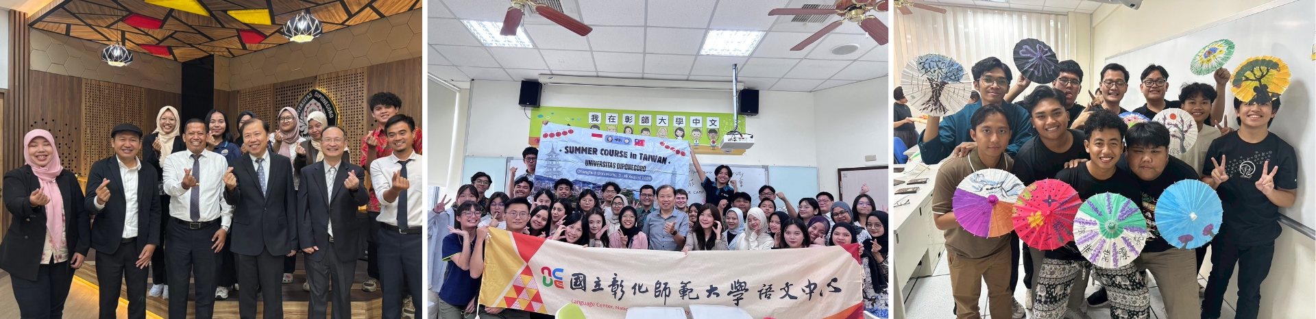 NCUE Launches Chinese Language Camp with UNDIP to Strengthen Ties with Indonesia
